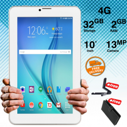 CCIT T2, SIM Tablet, 10 inch, Android 6.0,  4G, 32GB, 2GB, WiFi, Dual Core, Dual Camera, Gold